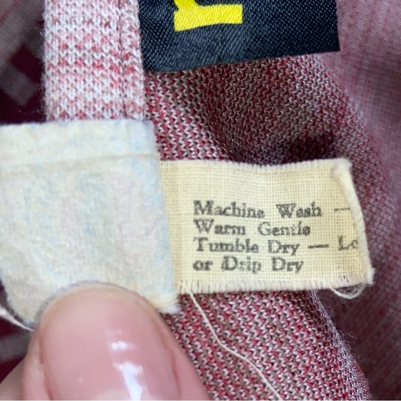 **RARE** Vintage 1970s rrrruss Russ Toys Bib Top Made in USA ILGWU Rose Taupe - Picture 7 of 7